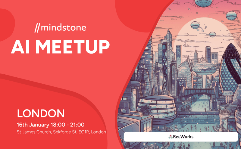 Mindstone London AI January '24 Meetup header image