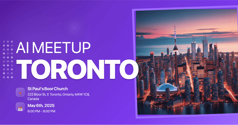 Mindstone Toronto May AI Meetup header image