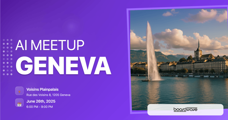 Mindstone Geneva June AI Meetup header image