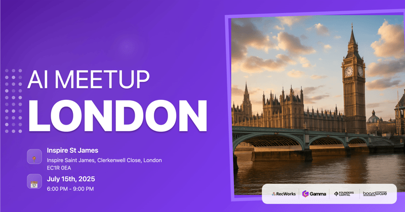 Mindstone London July AI Meetup header image