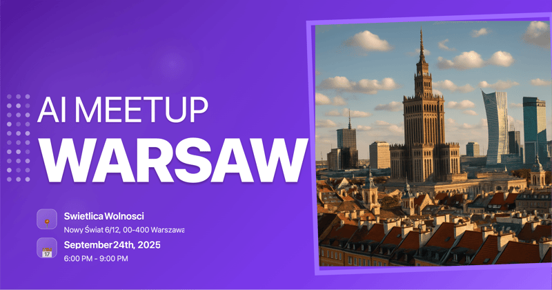 Mindstone Warsaw September AI Meetup header image