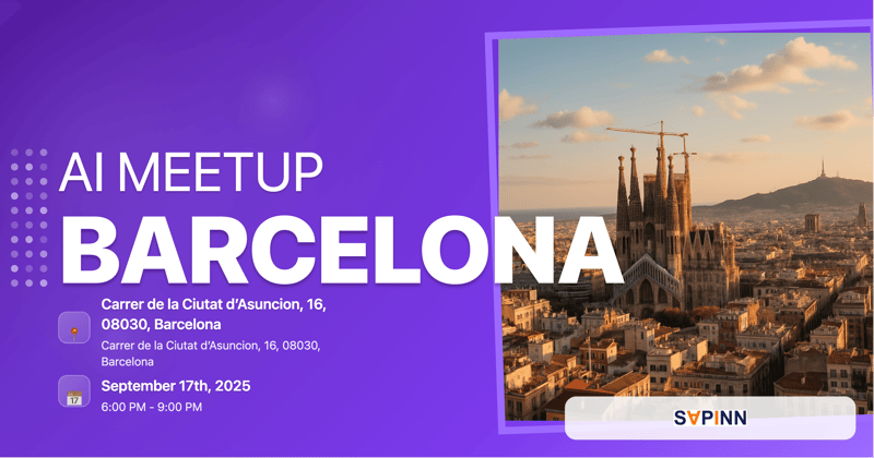 Mindstone Barcelona September AI Meetup header image