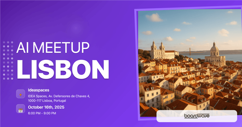 Mindstone Lisbon October AI Meetup header image
