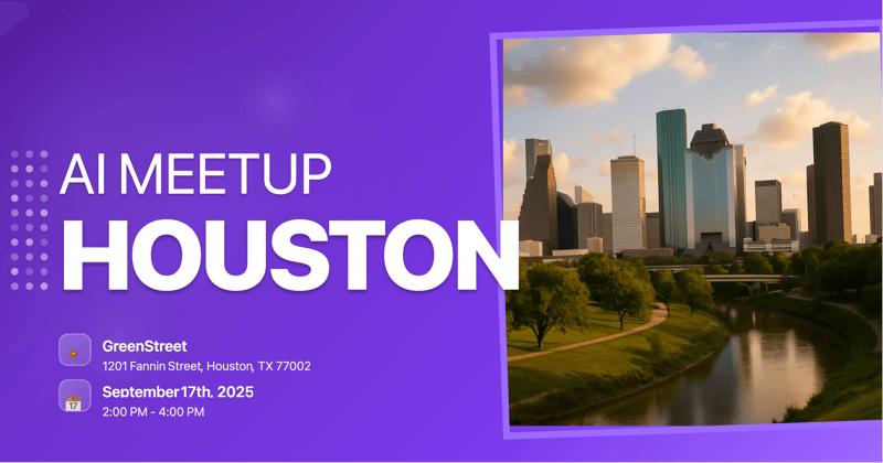 Mindstone Houston September AI Meetup header image