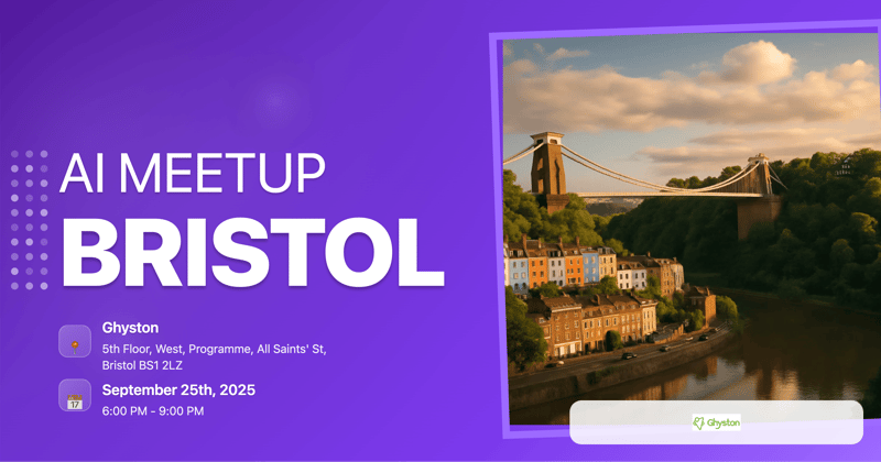 Mindstone Bristol September AI Meetup header image