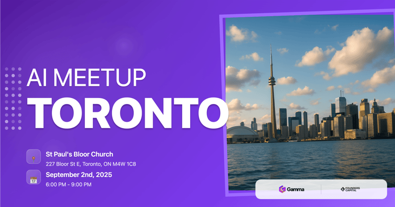 Mindstone Toronto September AI Meetup header image