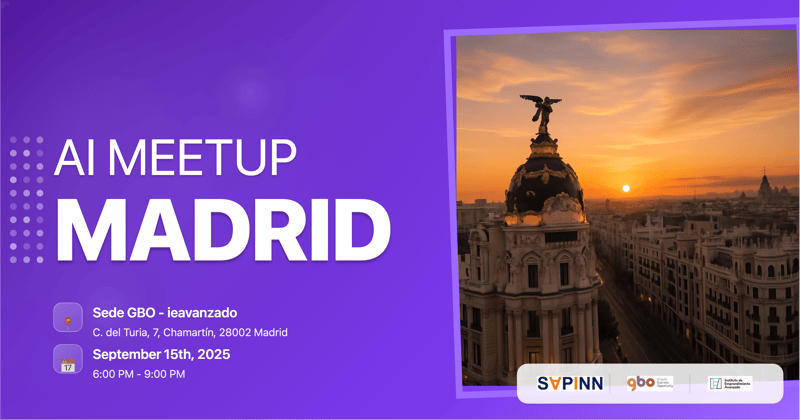Mindstone Madrid September AI Meetup header image