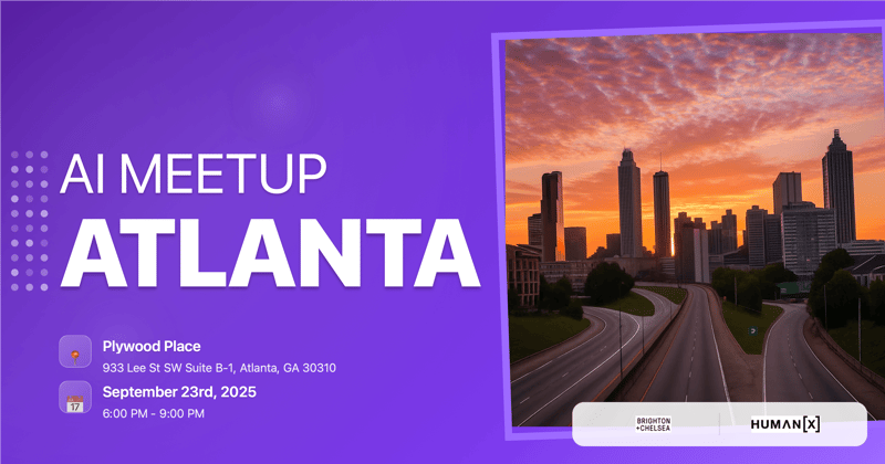 Mindstone Atlanta September AI Meetup header image