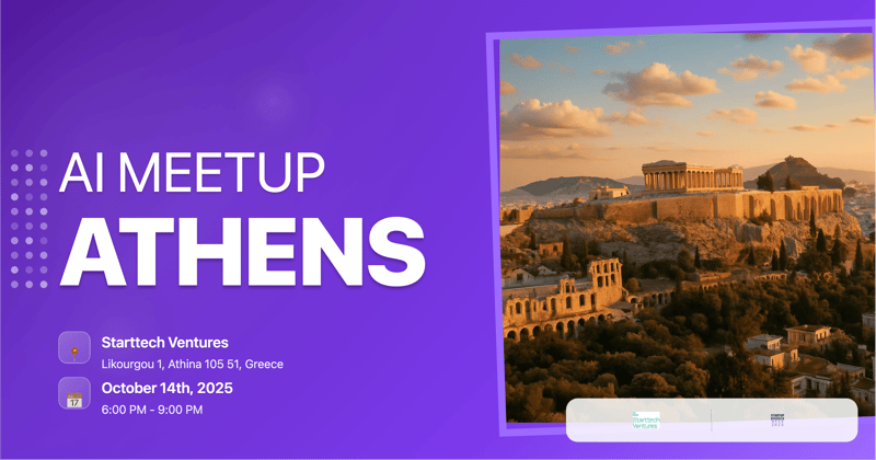 Mindstone Athens October AI Meetup header image