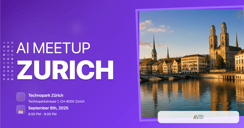 Mindstone Zurich September AI Meetup header image
