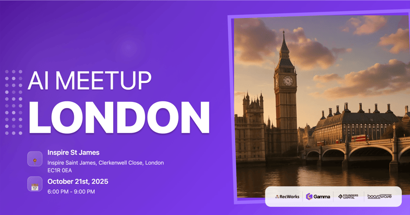 Mindstone London October AI Meetup header image