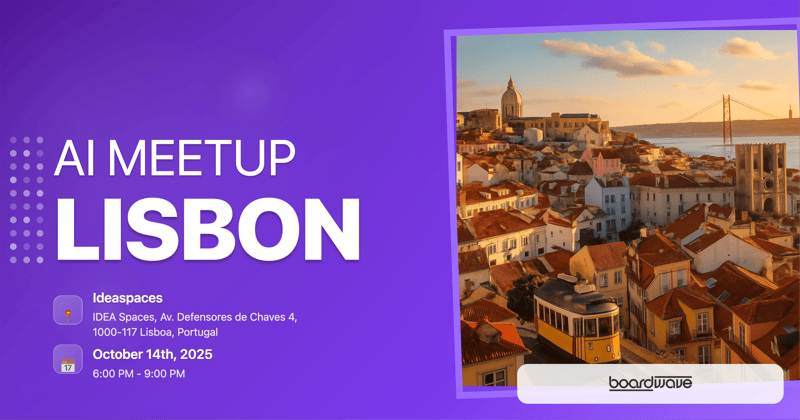 Mindstone Lisbon October AI Meetup header image