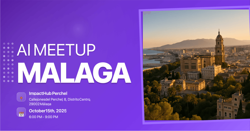 Mindstone Malaga October AI Meetup header image