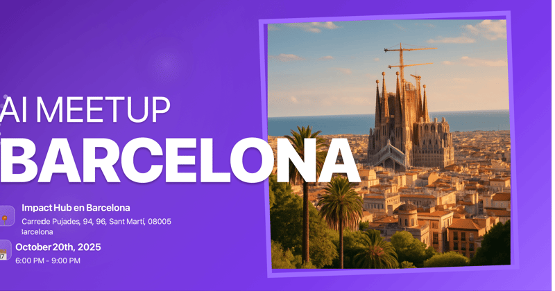 Mindstone Barcelona October AI Meetup header image