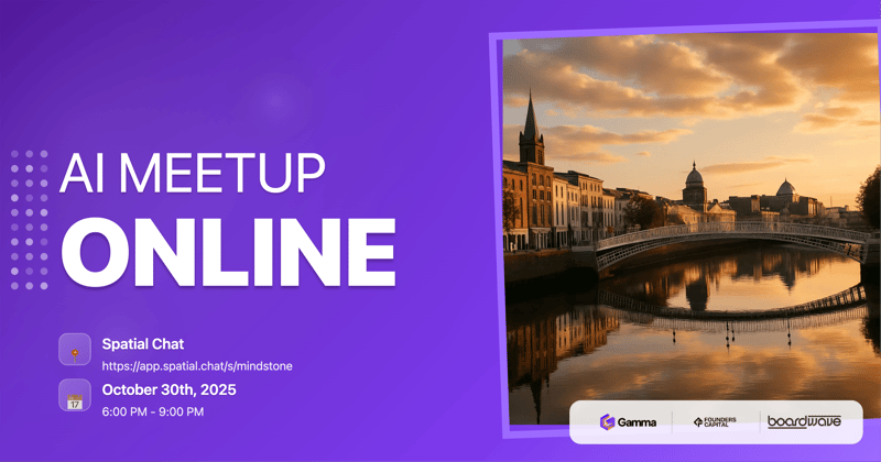 Mindstone Online October AI Meetup header image