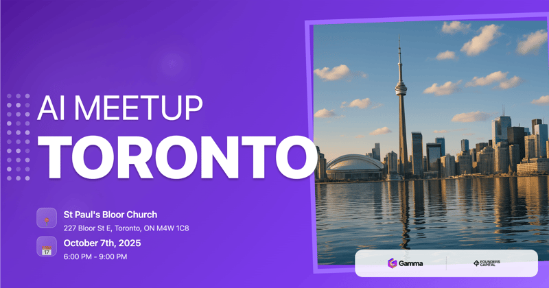 Mindstone Toronto October AI Meetup header image