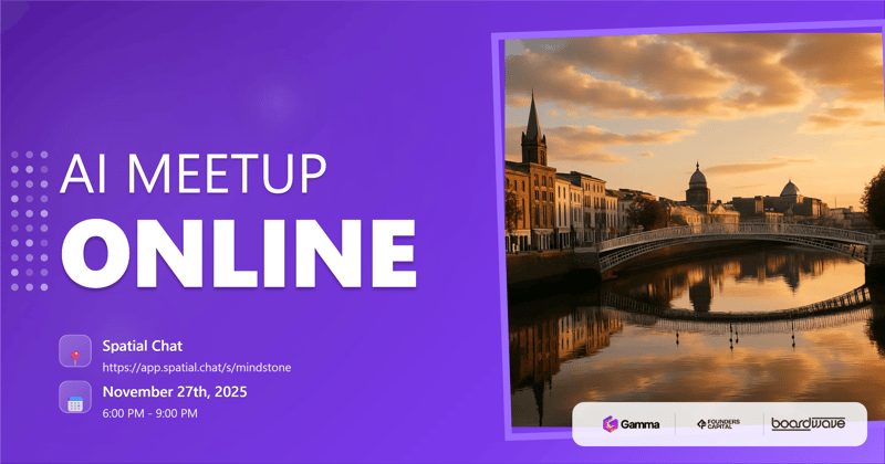Mindstone Online November AI Meetup header image