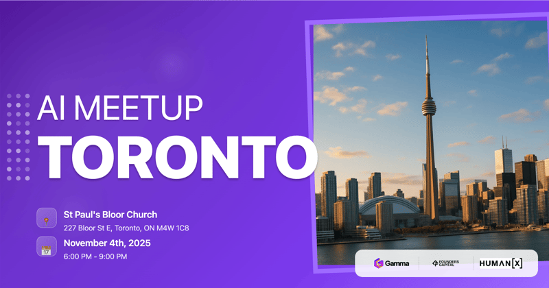 Mindstone Toronto November AI Meetup header image