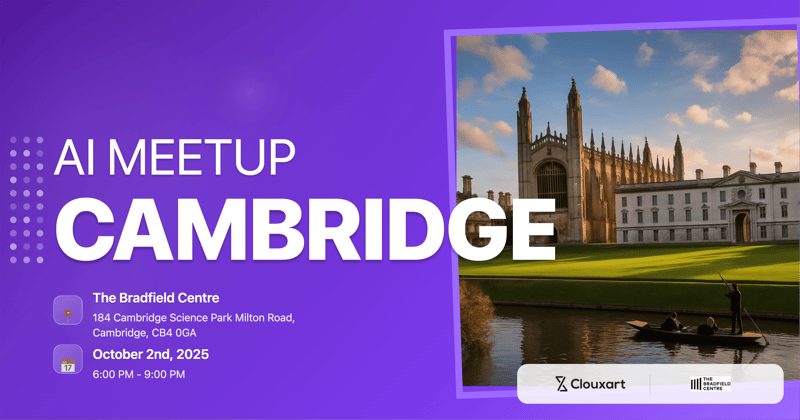 Mindstone Cambridge October AI Meetup header image