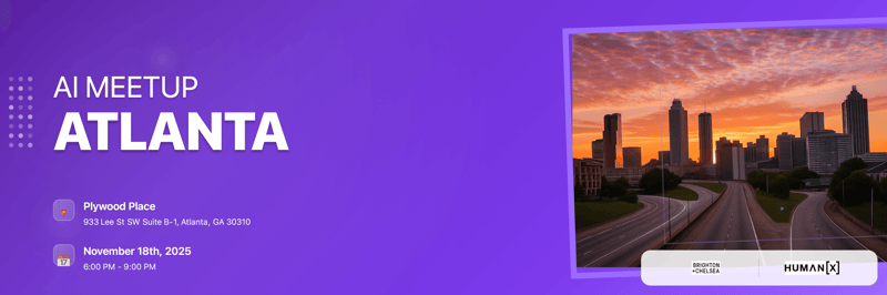 Mindstone Atlanta November AI Meetup header image