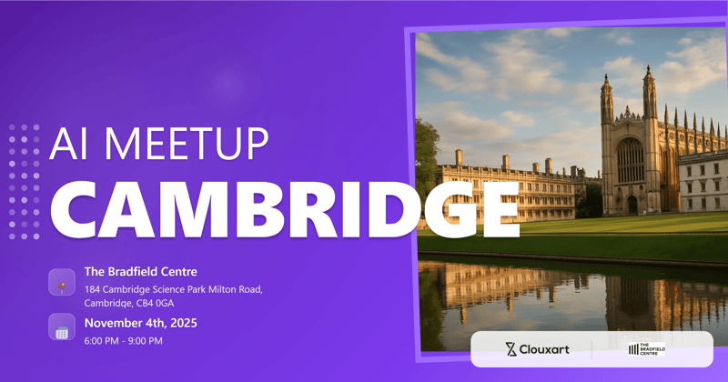 Mindstone Cambridge November AI Meetup header image