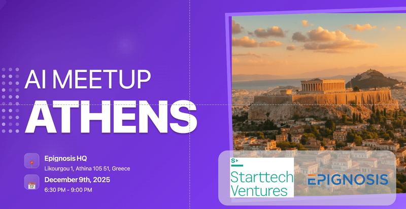 Mindstone Athens December AI Meetup header image